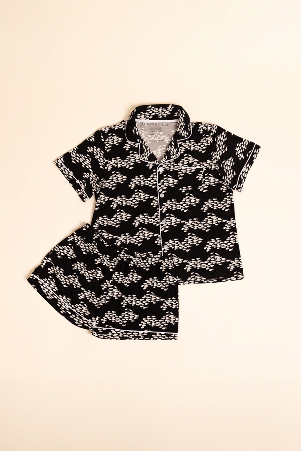 Pajama Set - Black Fish