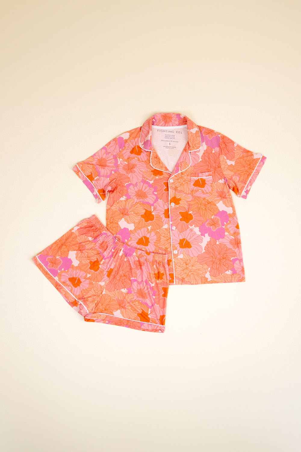 Pajama Set - Strawberry Hibiscus