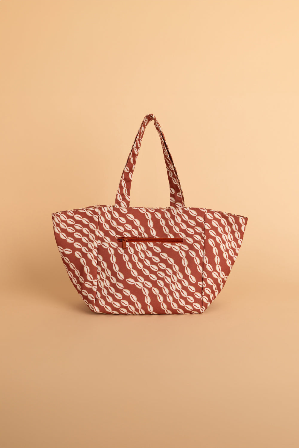 Small Reversible Tote - Ginger/Light Spice Cowrie