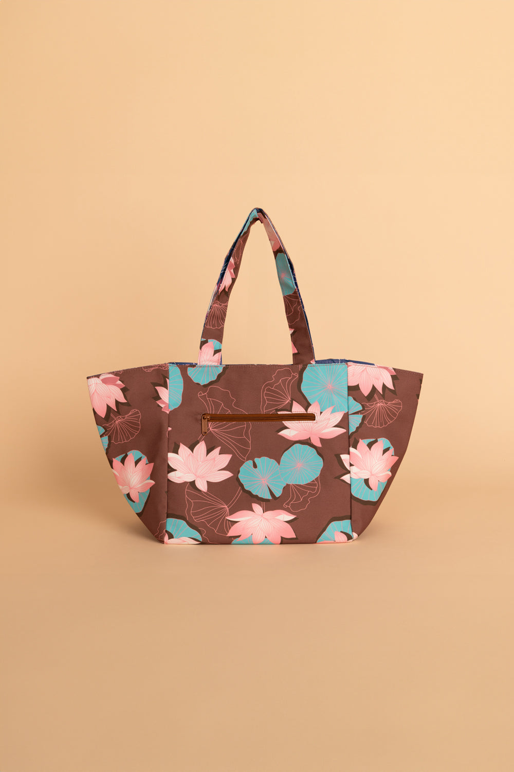 Reversible Tote - Azure/Dolce Waterlily