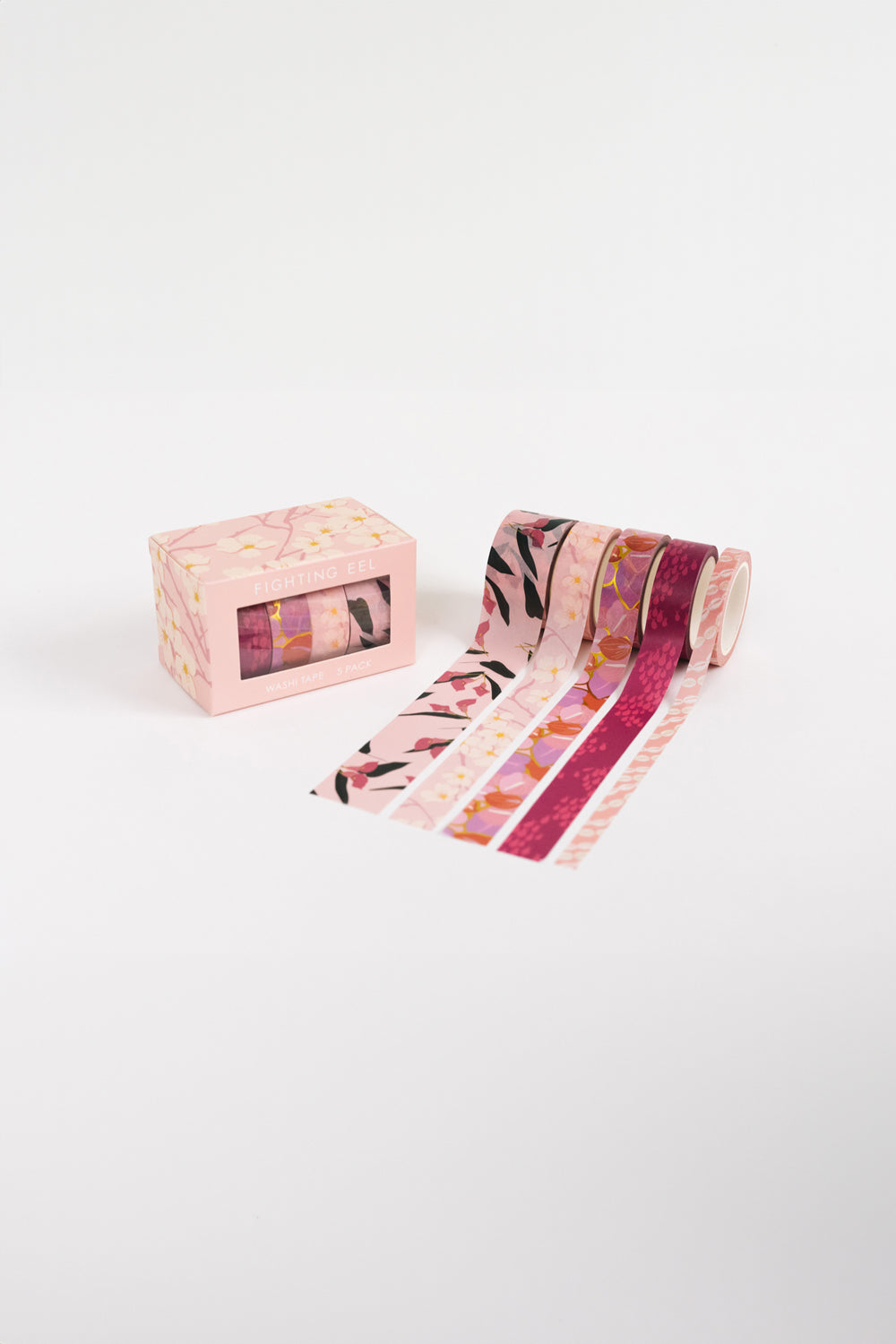 Washi Tape 5 Pack - Pink Sakura