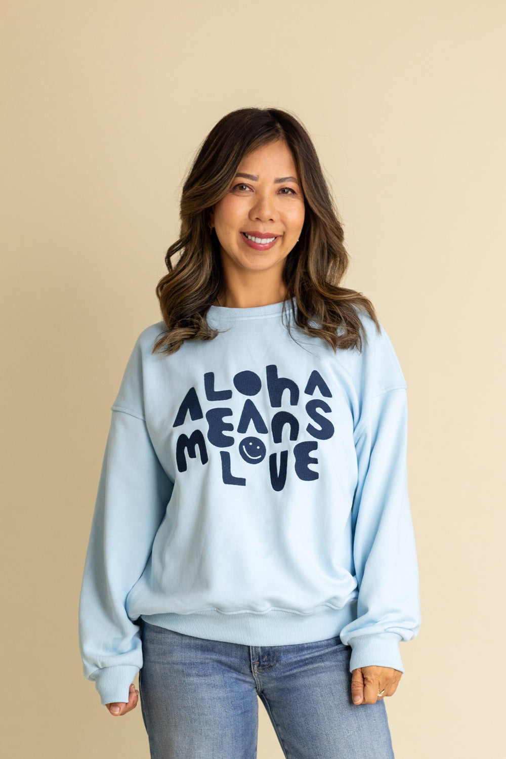 Classic Sweatshirt - Aruba Aloha Means Love