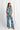 Pant Nola - Dark Wash Plumeria Lei