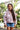 Mini Ryder Zip Hoodie - Blush Summer Hibiscus