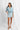Shorts Sophie - Light Wash Plumeria Lei
