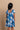 Mini Dress Ali - Azure Hibiscus Jungle