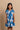 Mini Dress Ali - Azure Hibiscus Jungle