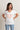 Scoop Neck Tee - Light Pink Floral Aloha Heart