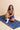 Teal x FE Yoga Towel - Blue Orchid Dot