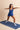 Teal x FE Yoga Towel - Blue Orchid Dot
