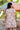 Dress Amira - Almond Hibiscus Jungle