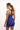 Teal x FE Racer Back Jumpsuit - Blue Orchid Dot