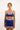 Teal x FE 3.5" Biker Short - Blue Orchid Dot