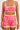Teal x FE 3.5" Biker Short - Rose Floral Burst