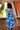 Dress Macy - Azure Hibiscus Jungle