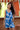 Dress Macy - Azure Hibiscus Jungle