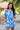 Romper Naveah - Azure Hibiscus Jungle