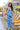 Pant Lipa - Azure Hibiscus Jungle