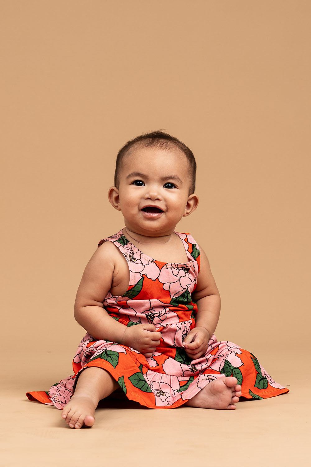 Onesie Dress Indie - Mandarin Gardenia