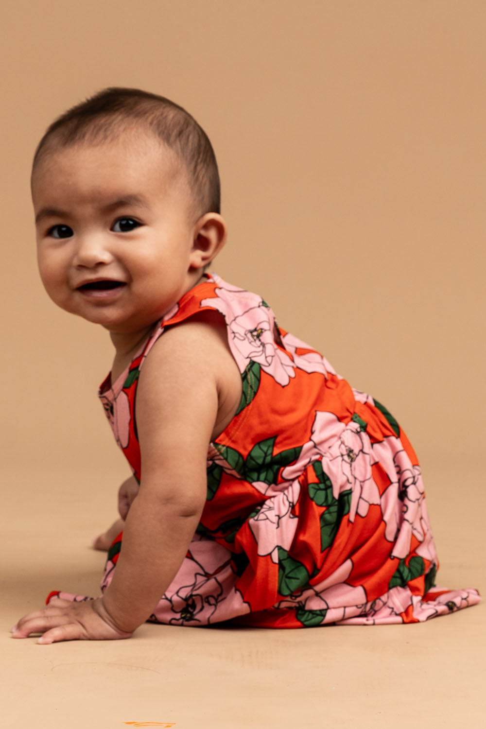 Onesie Dress Indie - Mandarin Gardenia