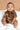 Noah Collared Onesie - Teak Ginger Bloom