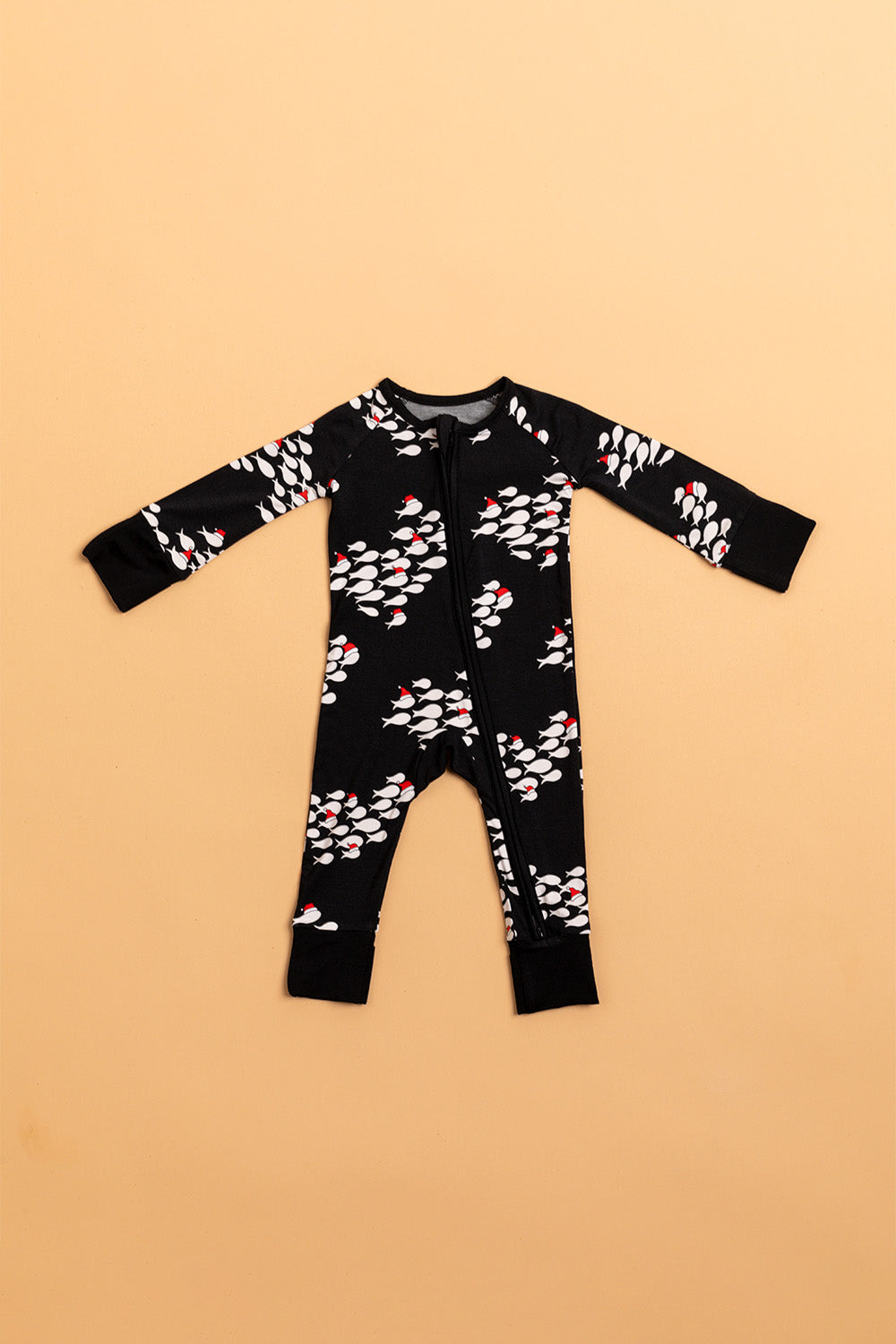 Baby Christmas PJ Set - Black Fish