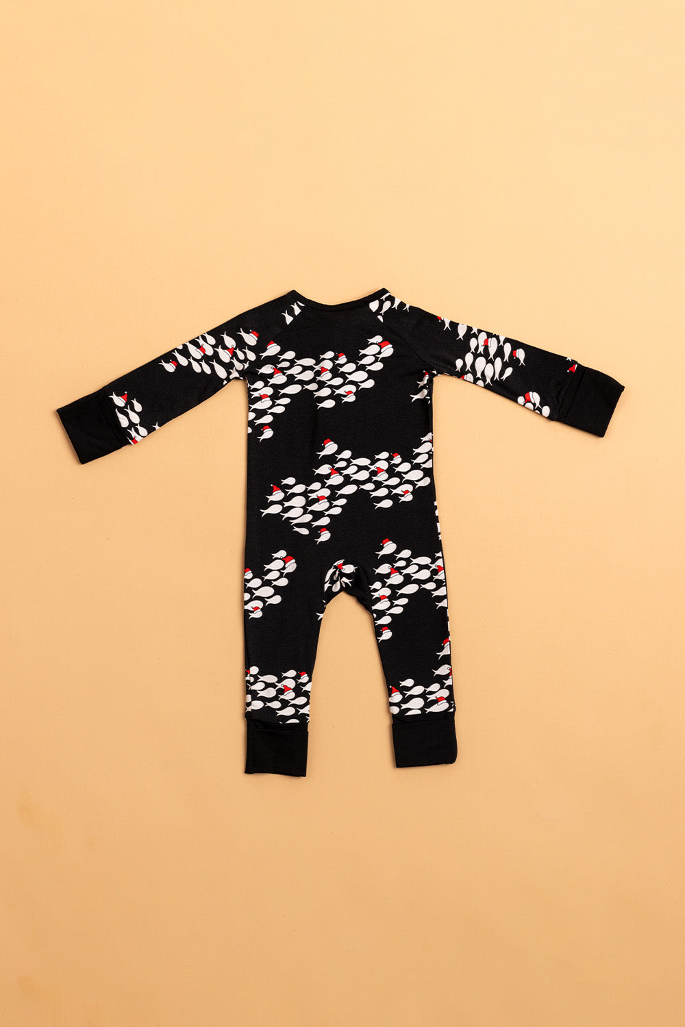 Baby Christmas PJ Set - Black Fish