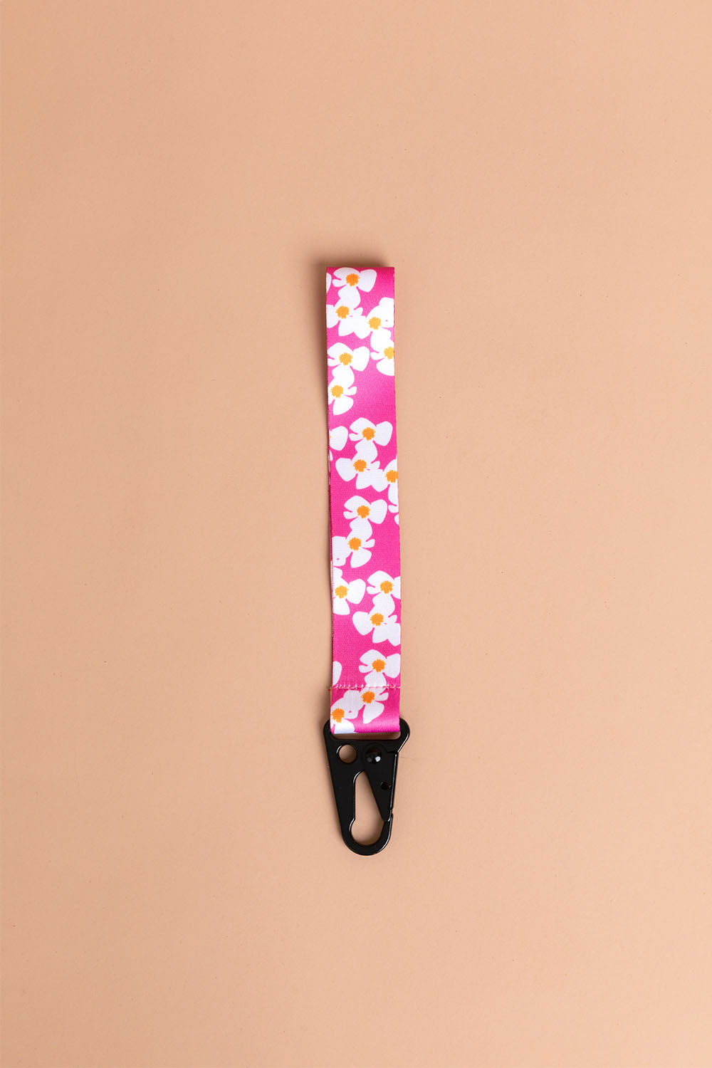 Wrist Lanyard - Guava Zinnia