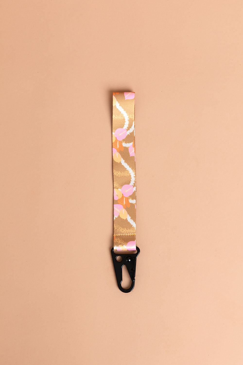 Wrist Lanyard - Mocha Woven Lei