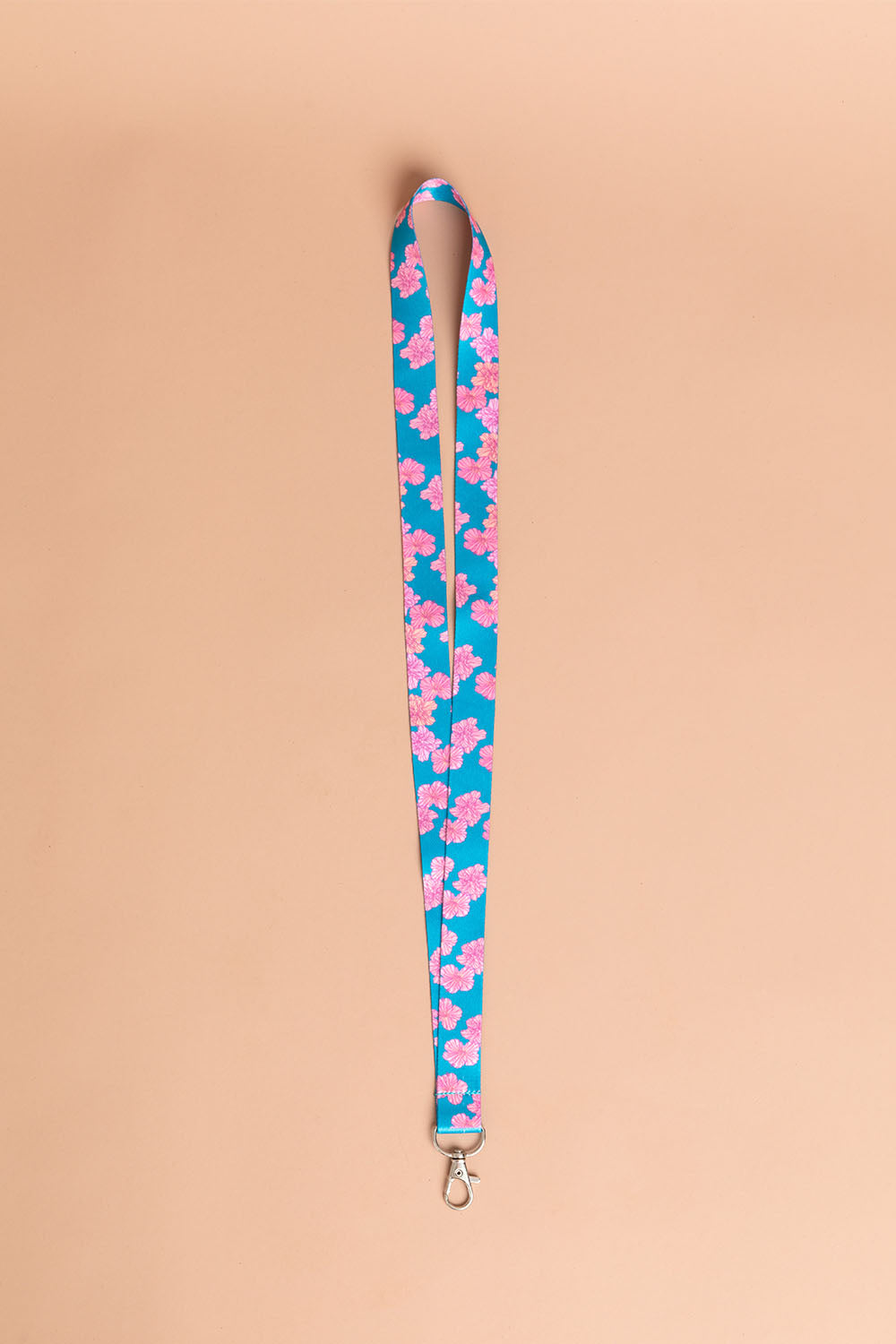 Neck Lanyard - Capri Summer Hibiscus