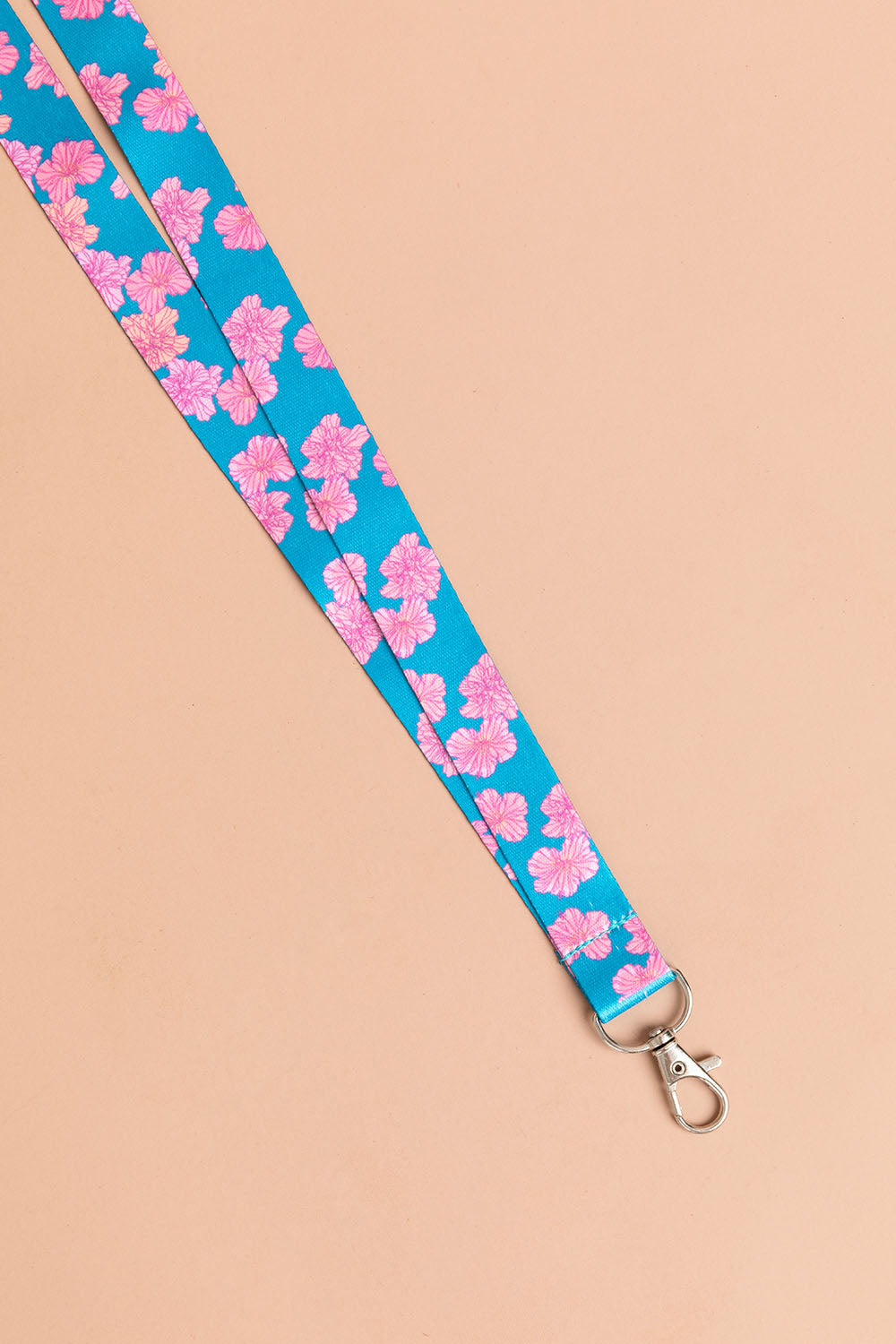 Neck Lanyard - Capri Summer Hibiscus