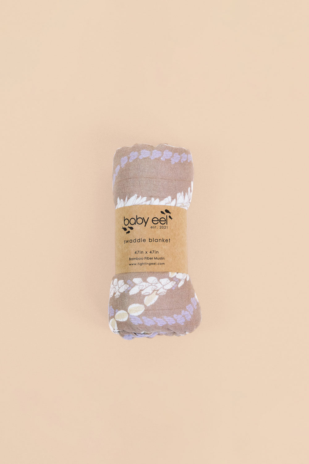 Baby Swaddle Cocoa Ginger Lei Fighting Eel