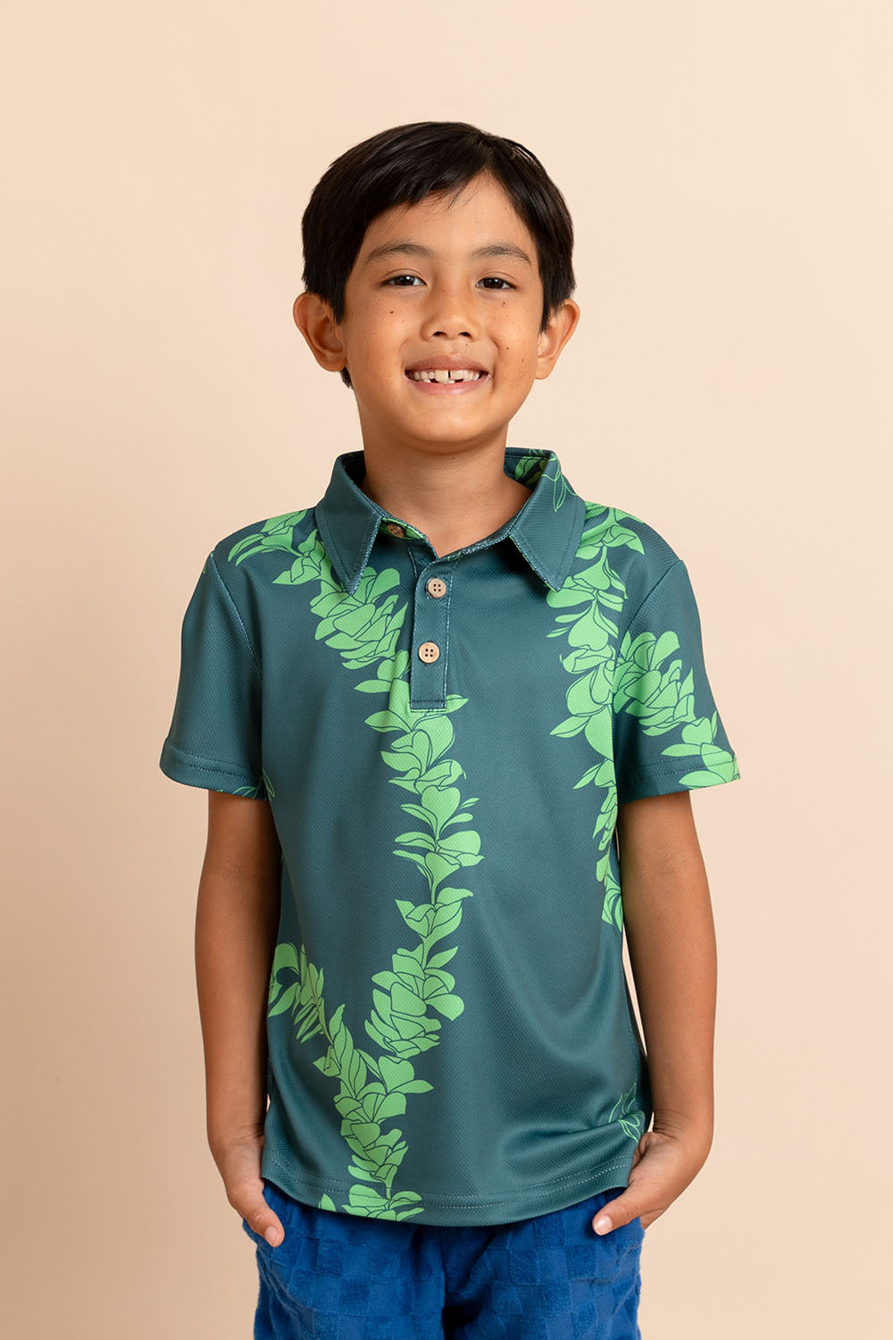 Shirt Zakai Dry Fit - Rainforest Plumeria Lei