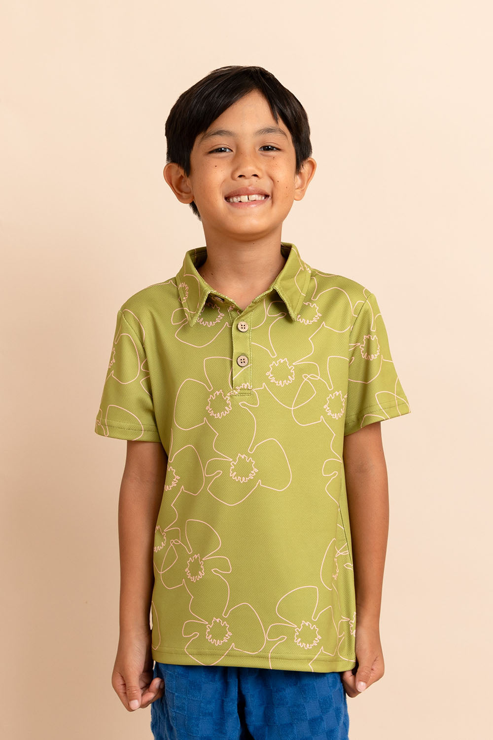 Shirt Zakai Dry Fit - Kiwi Zinnia Line