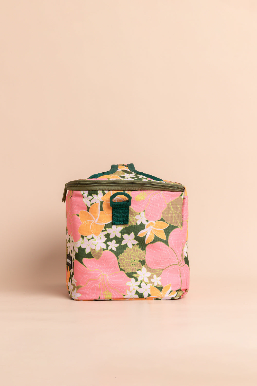 Large Lunch Bag - Pesto Retro Bloom