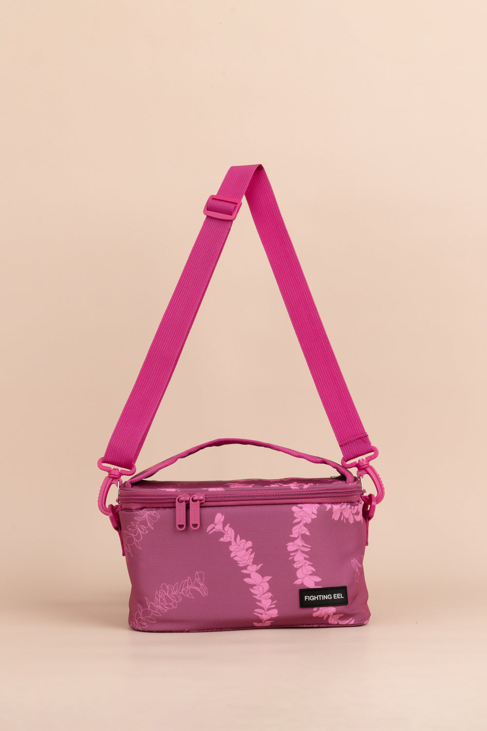 Standard Lunch Bag - Mauve Plumeria Lei