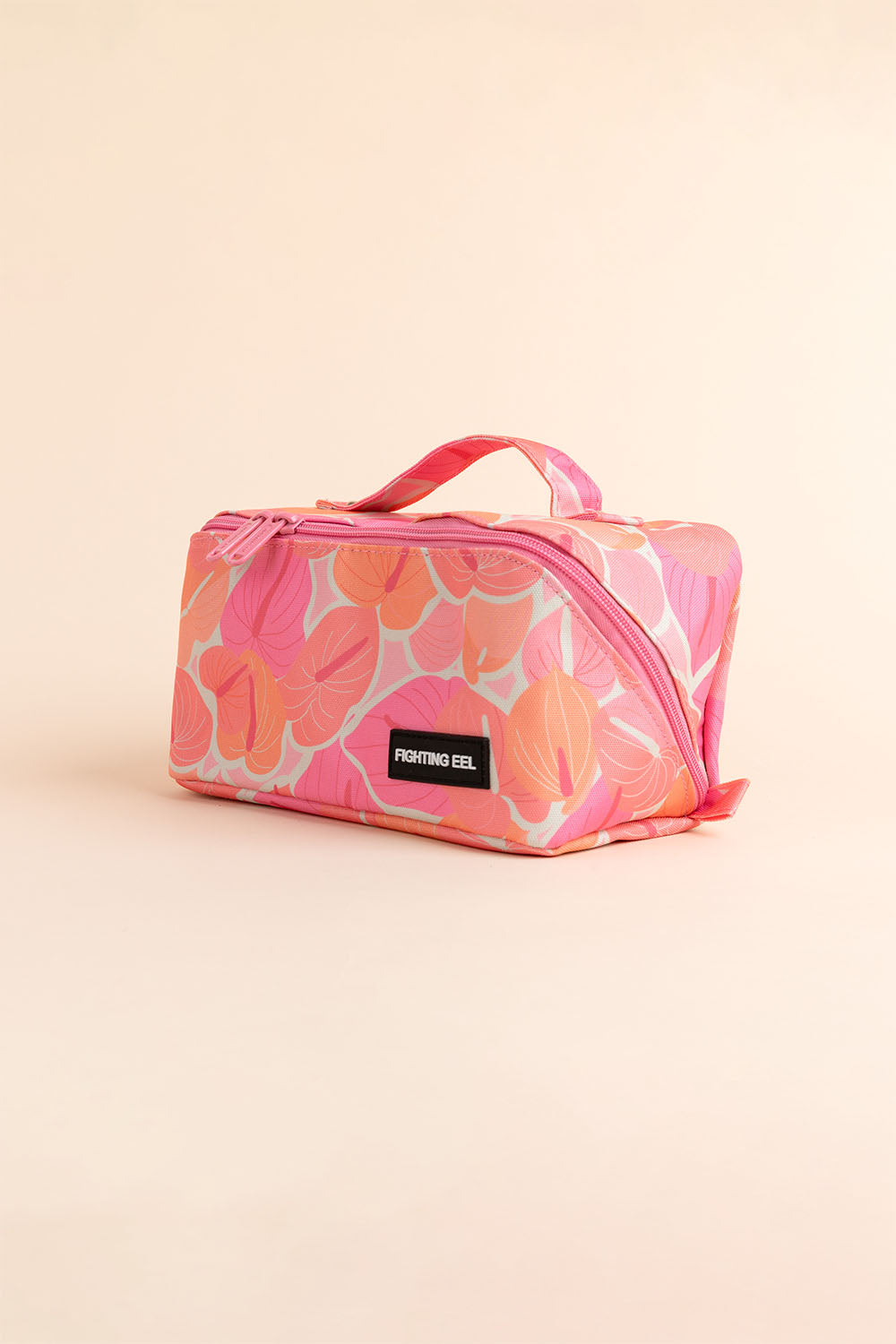 Makeup Bag - Grapefruit Anthurium