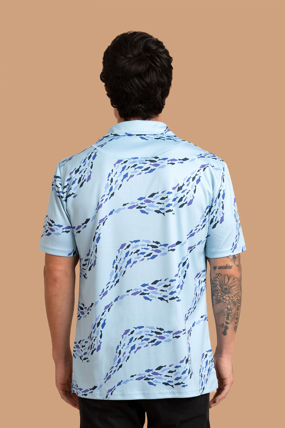 Shirt Kai Dry Fit - Marina Fish Wave