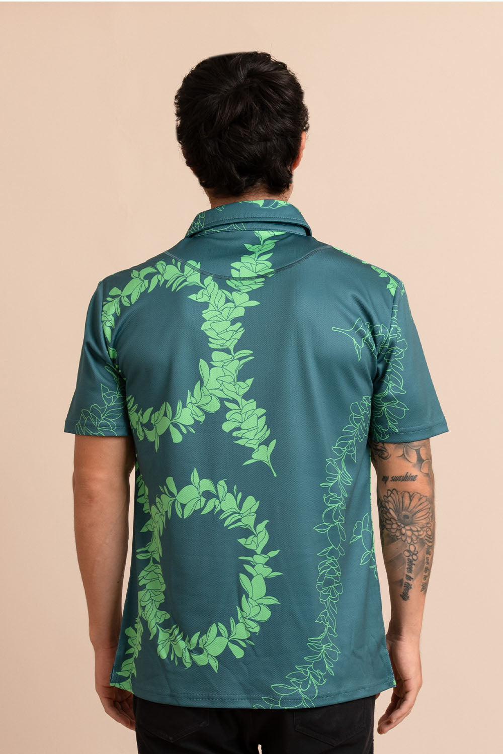 Shirt Kai Dry Fit - Rainforest Plumeria Lei