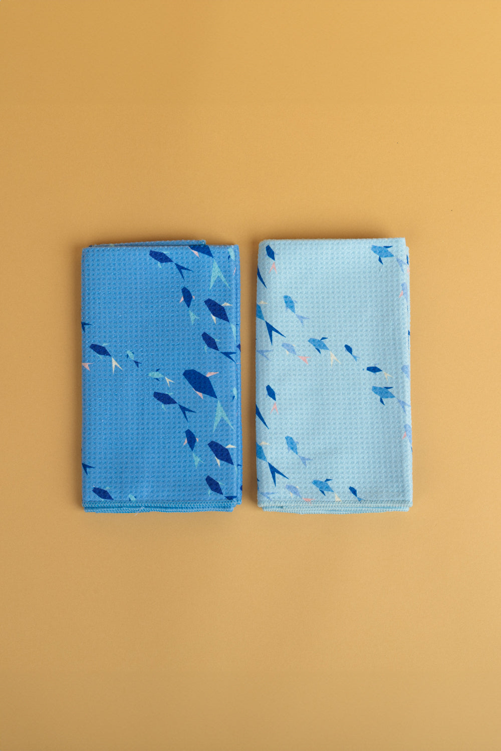 Multipurpose Towel 2 Pack - Sky Origami Fish