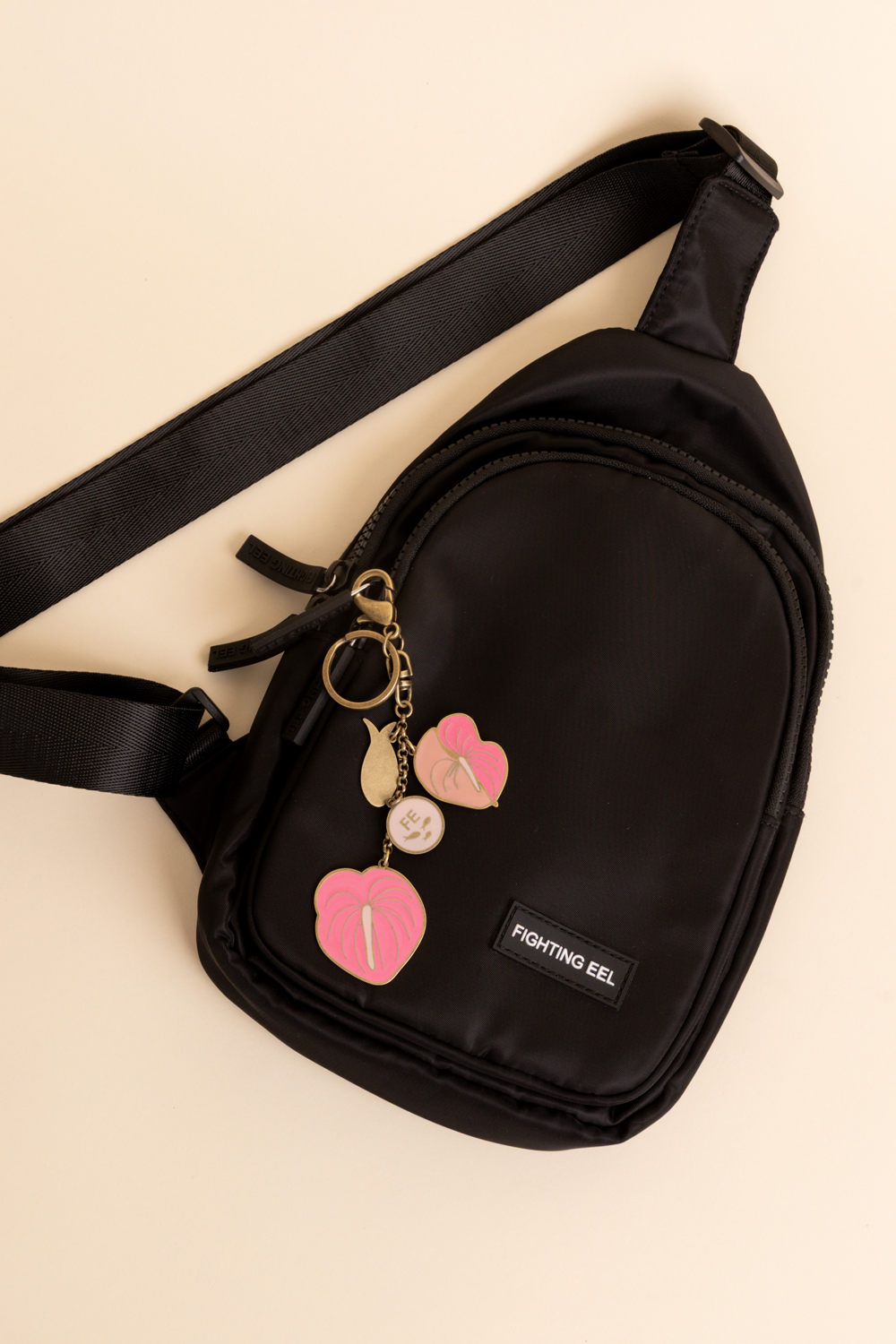 anthurium charm Bag Charm