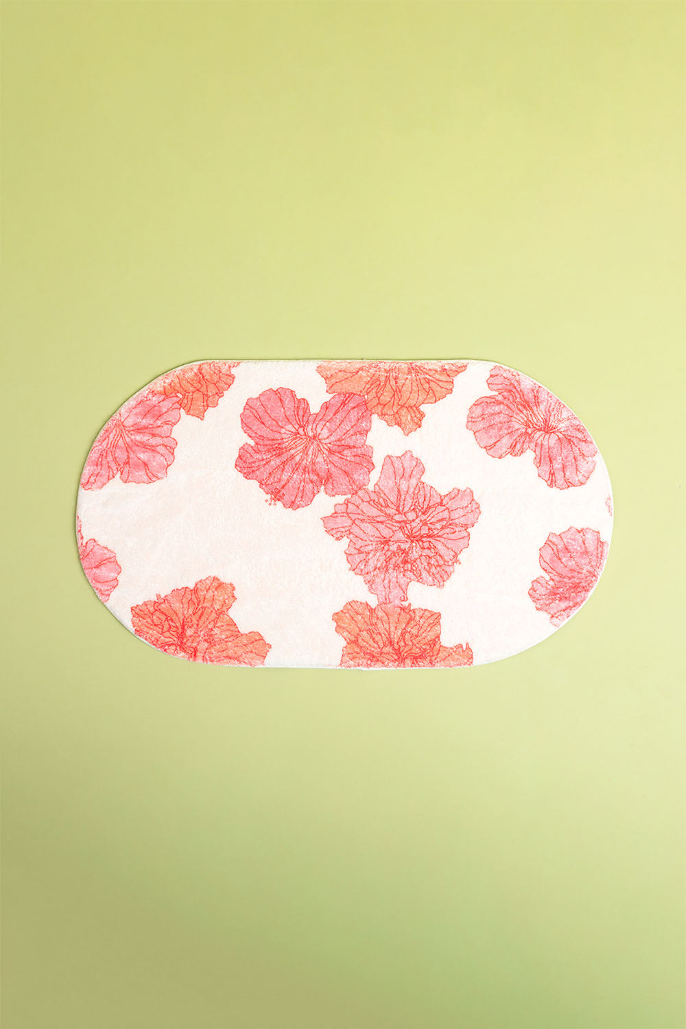 Bath Mat 2pc - Sunset Summer Hibiscus