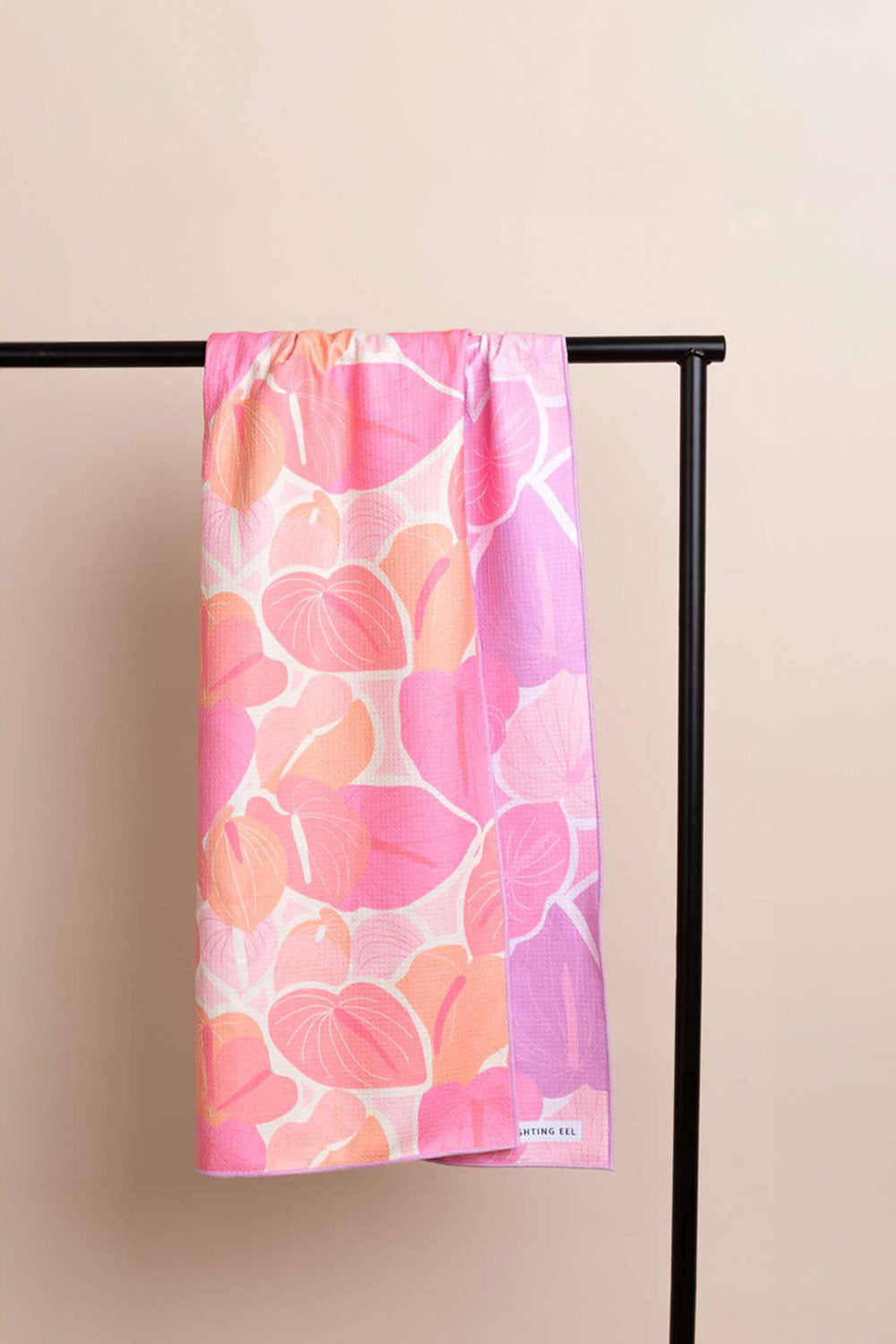 Beach Towel - Lilac/Grapefruit Anthurium