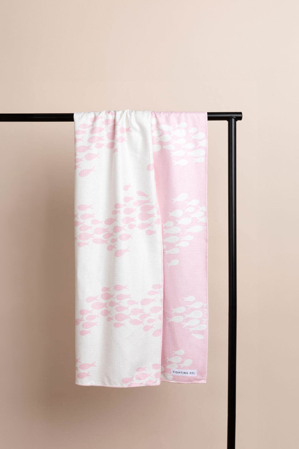 Beach Towel - Powder Pink/Polar Fish