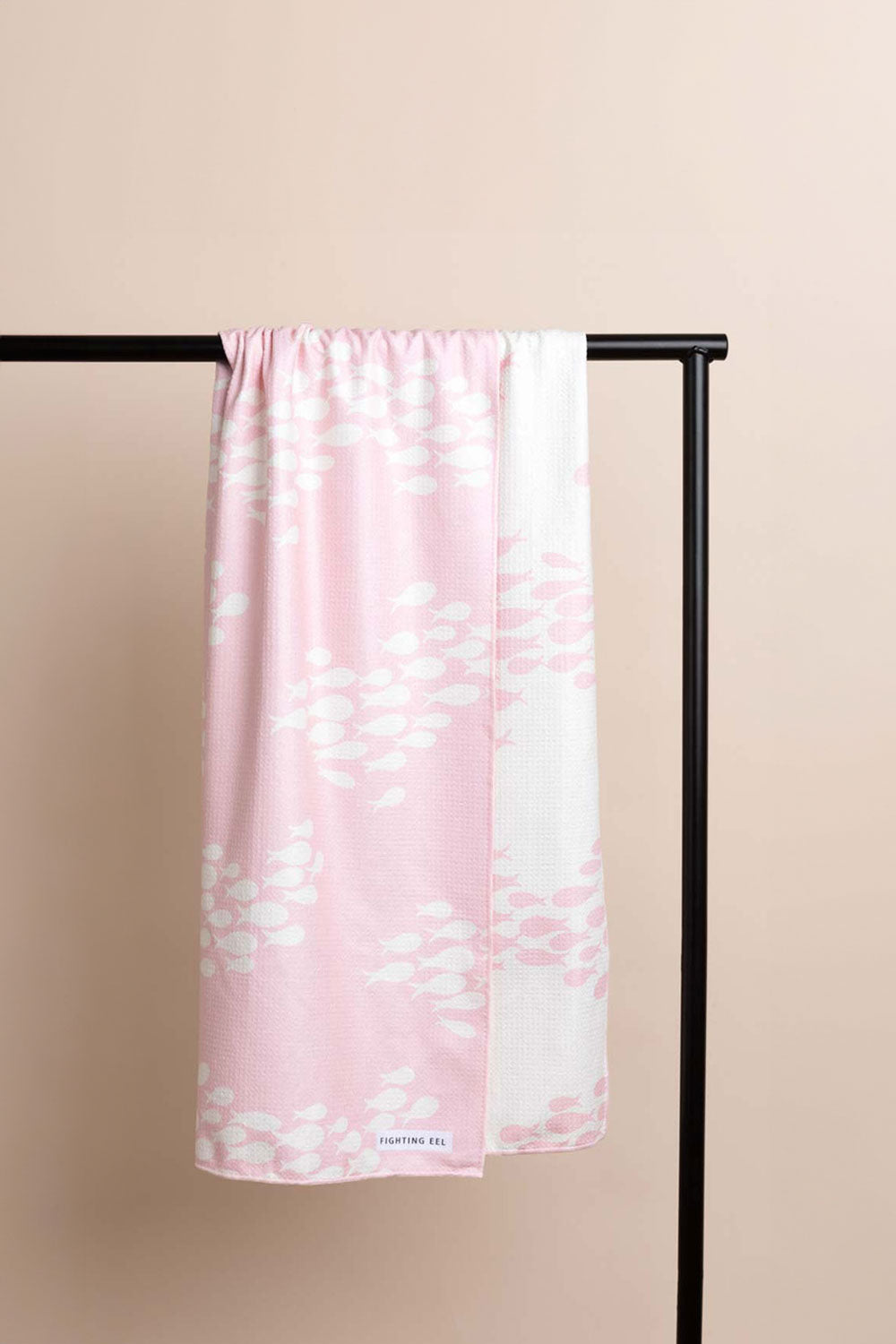 Beach Towel - Powder Pink/Polar Fish