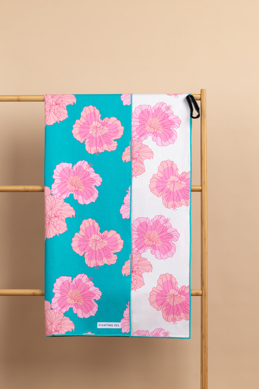 Beach Towel - Capri/Sunset Summer Hibiscus