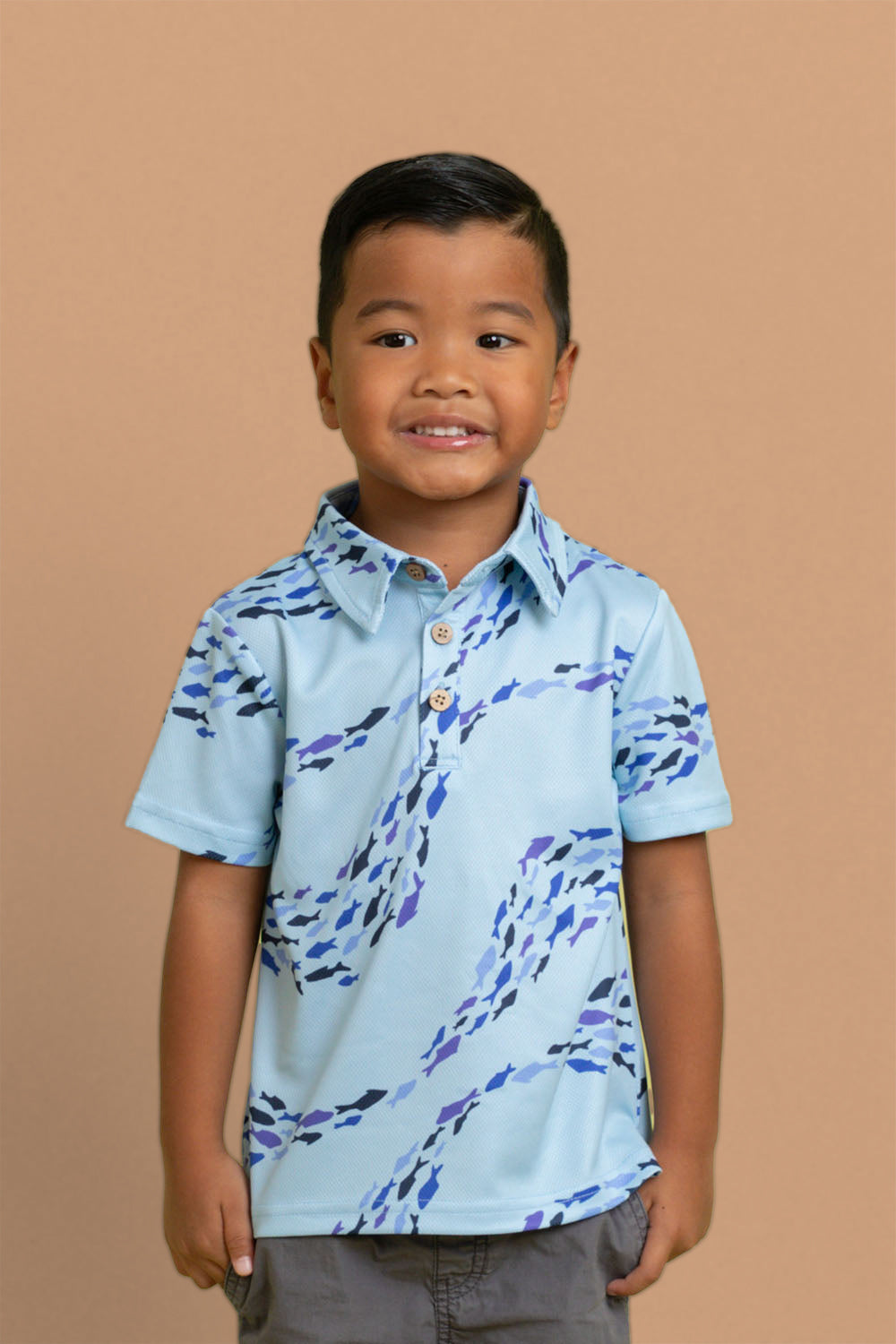 Shirt Zakai - Marina Fish Wave