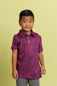 Shirt Tommy - Strawberry Wine Plumeria Lei