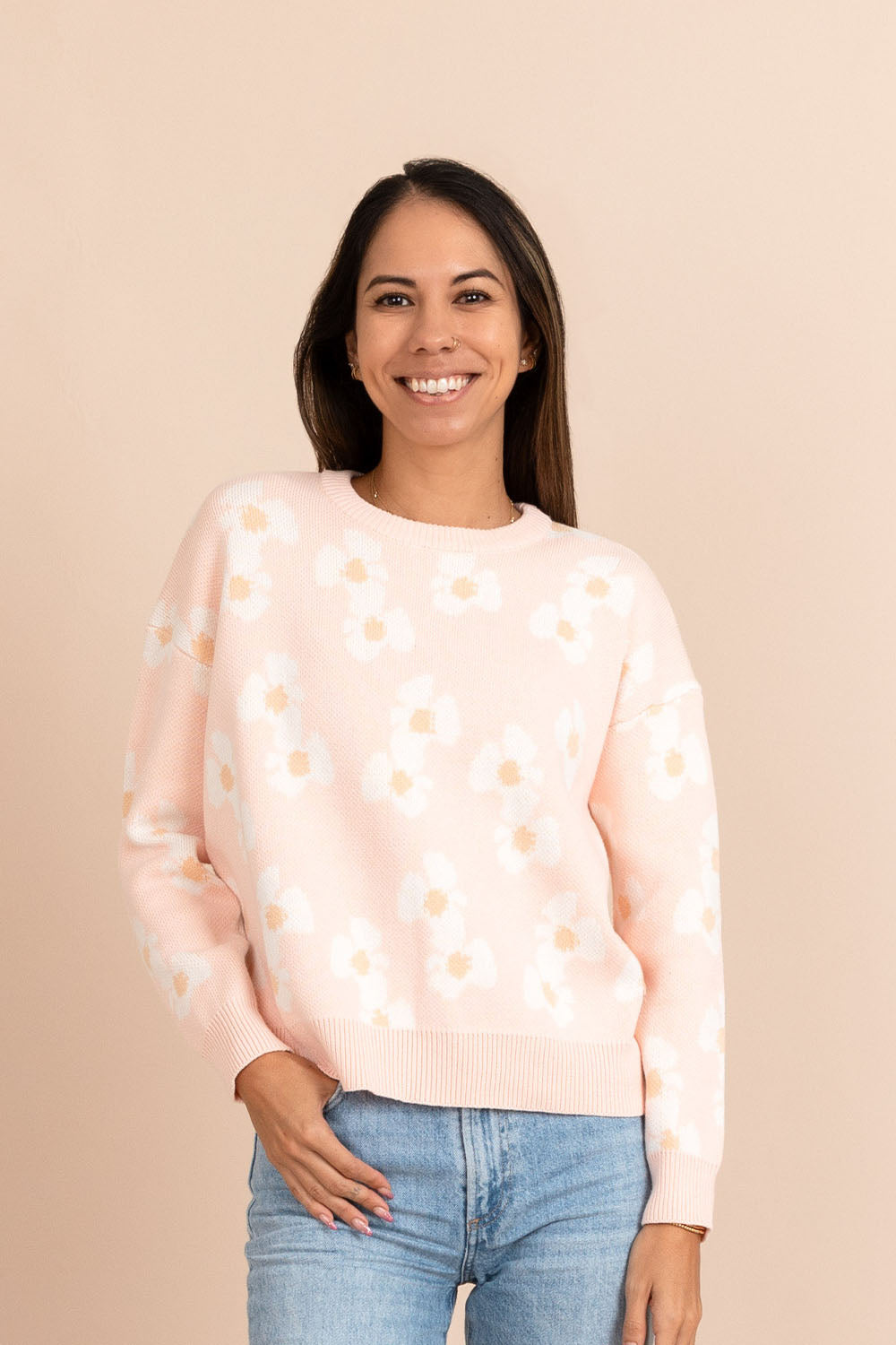 Pullover - Shell Pink Zinnia