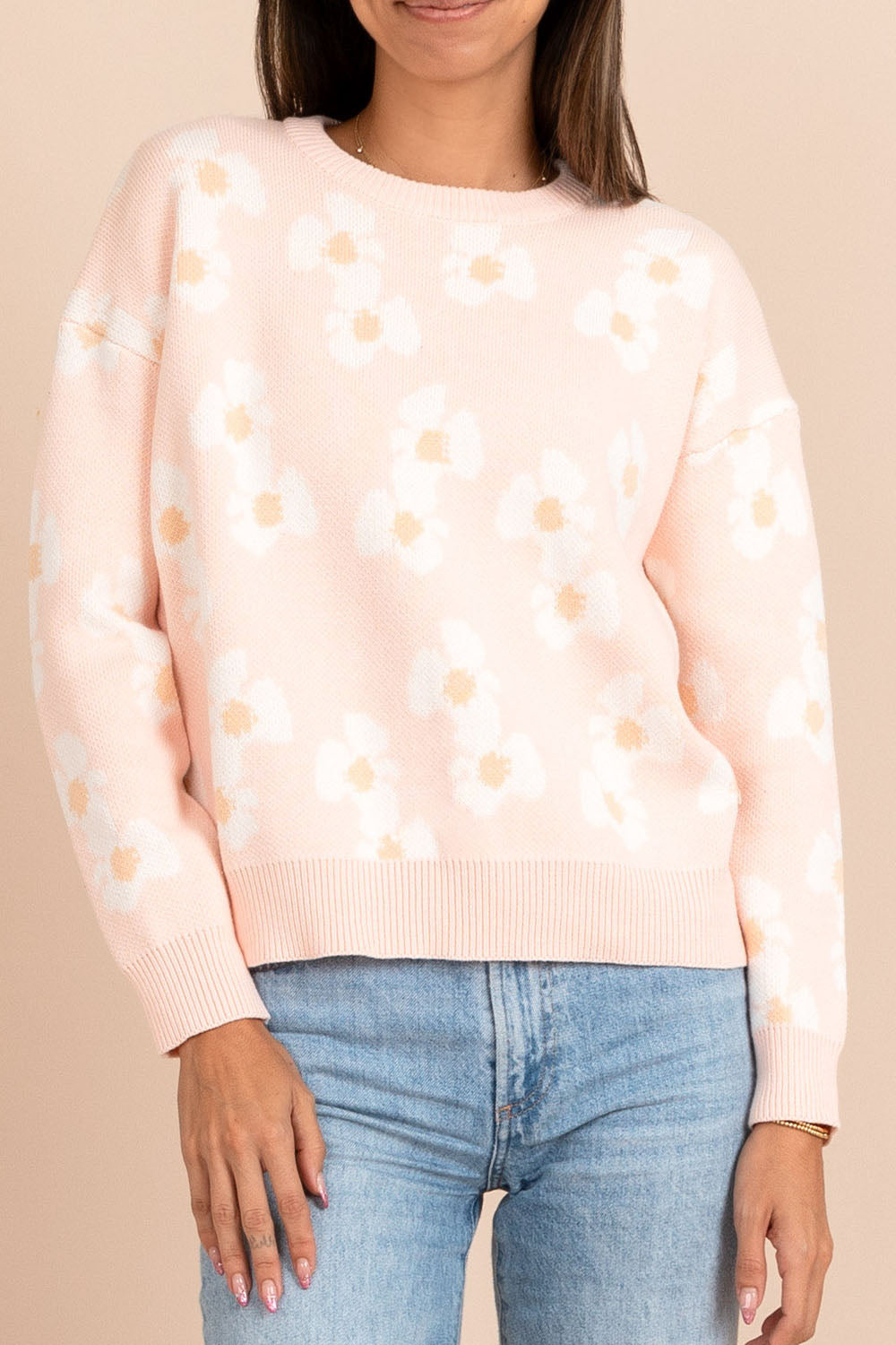 Pullover - Shell Pink Zinnia